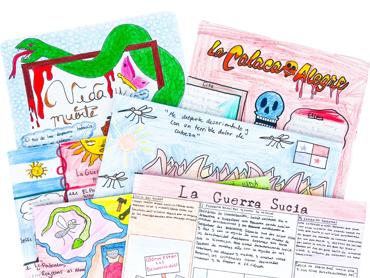 One Pager Literary Analysis for Any Novel in Spanish Class Profe Nygaard